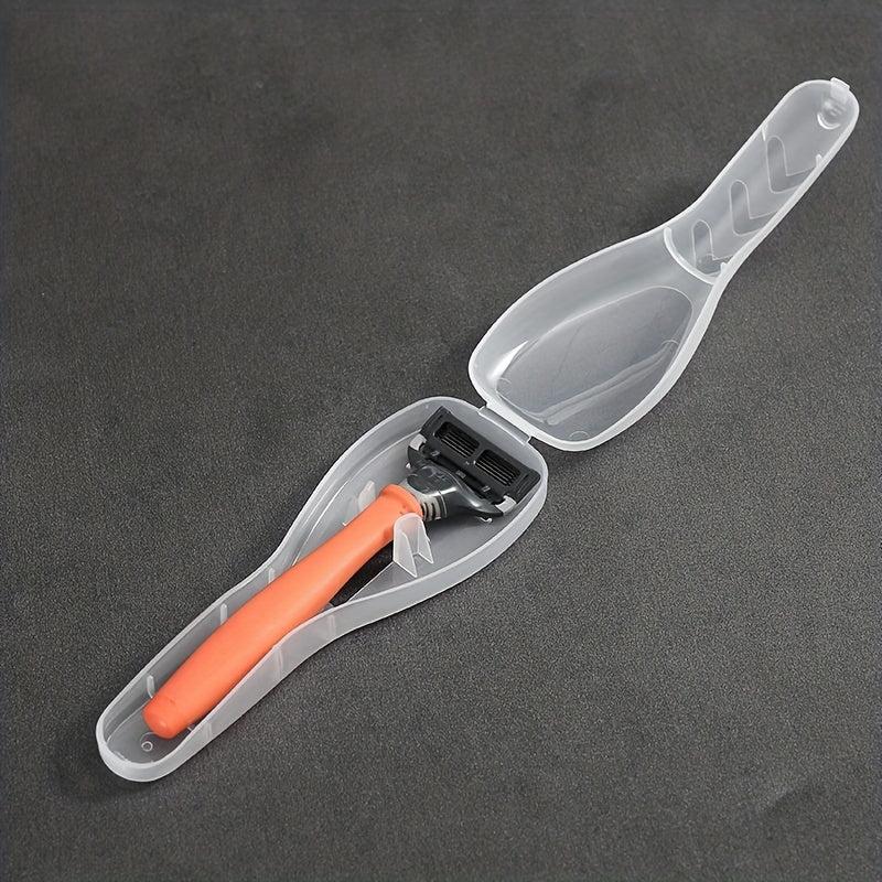 Plastic Travel Razor Case Portable Holder Container Storage