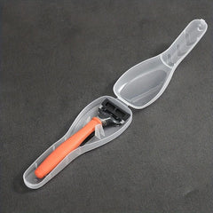 Plastic Travel Razor Case Portable Holder Container Storage