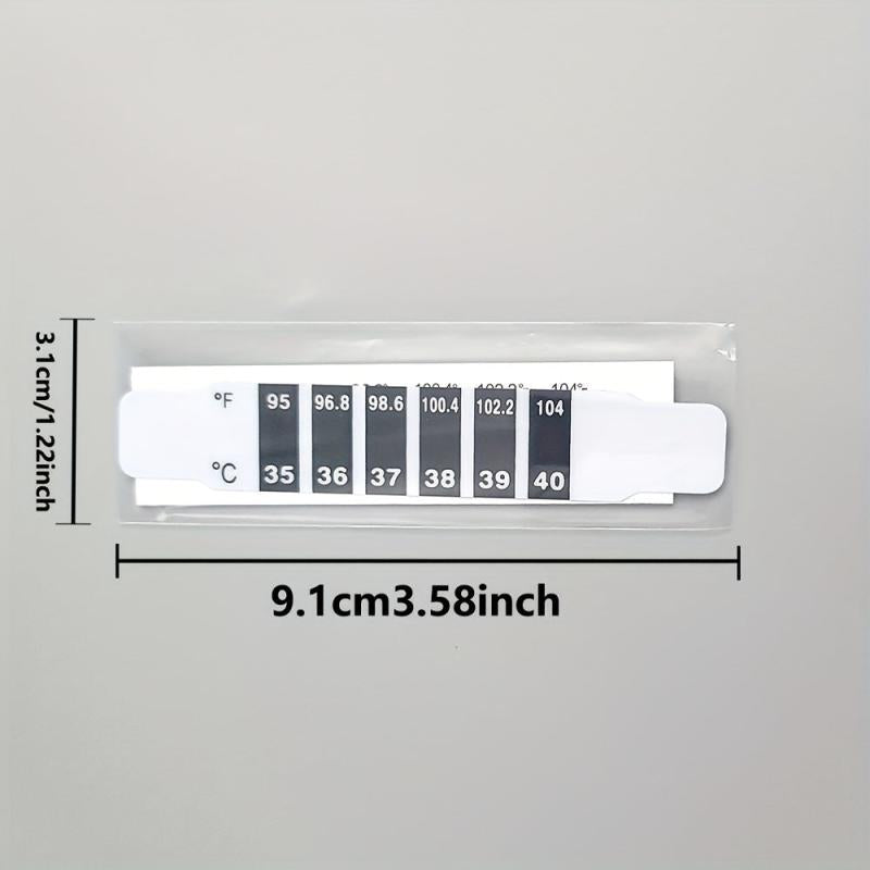 5pcs Forehead Thermometer Bars Instant Temperature Stickers