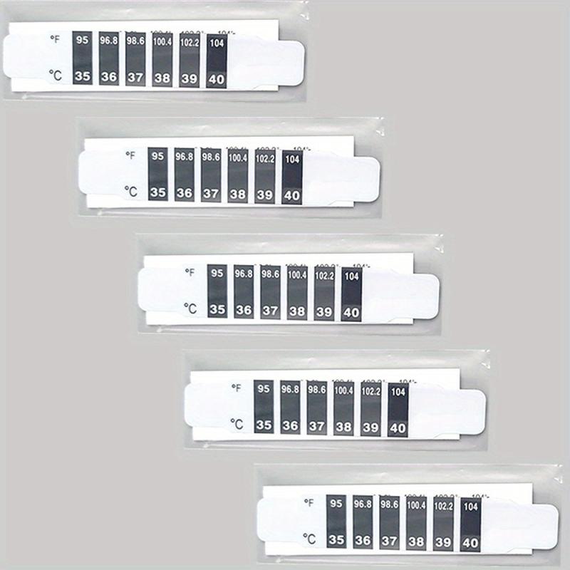 5pcs Forehead Thermometer Bars Instant Temperature Stickers