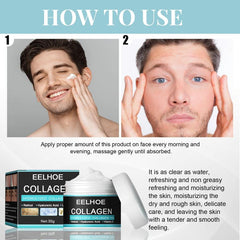 Men's Firming Moisturizing Face Cream Smoothing Wrinkles Brightening