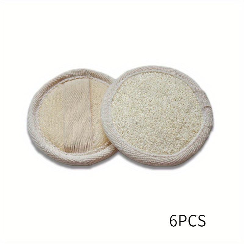 6pcs Exfoliating Loofah Pads Body Scrubber