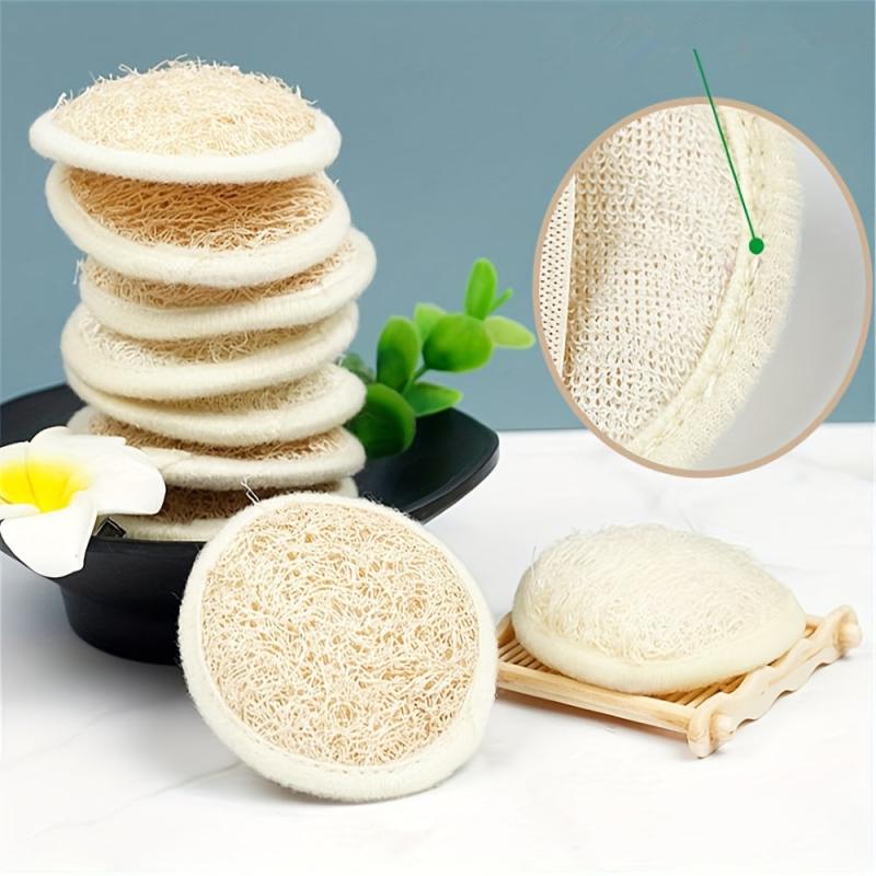 6pcs Exfoliating Loofah Pads Body Scrubber