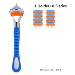 Classic Safety Razor Shaving Set Stainless Steel Blades