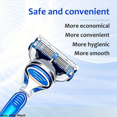 Classic Safety Razor Shaving Set Stainless Steel Blades