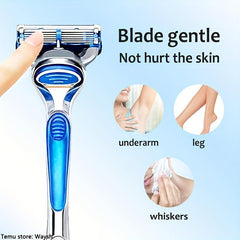 Classic Safety Razor Shaving Set Stainless Steel Blades