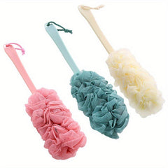 Long Handle Loofah Bath Body Brush Soft Sponge - Shower Loofah On A Stick