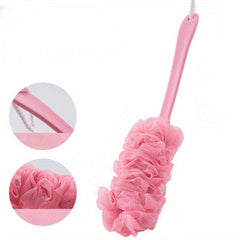 Long Handle Loofah Bath Body Brush Soft Sponge - Shower Loofah On A Stick