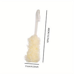 Long Handle Loofah Bath Body Brush Soft Sponge - Shower Loofah On A Stick