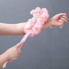 Long Handle Loofah Bath Body Brush Soft Sponge - Shower Loofah On A Stick