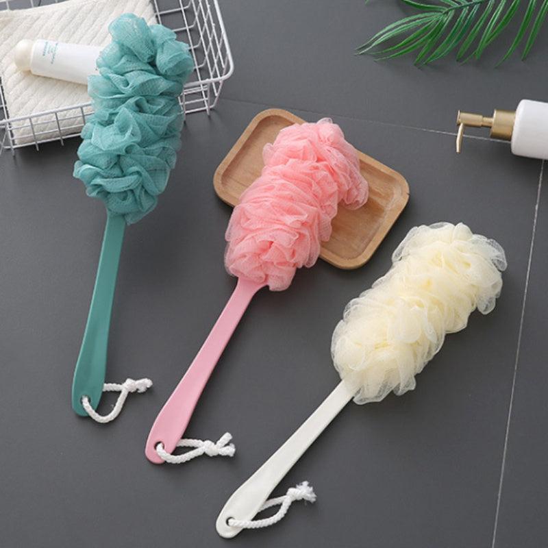 Long Handle Loofah Bath Body Brush Soft Sponge - Shower Loofah On A Stick