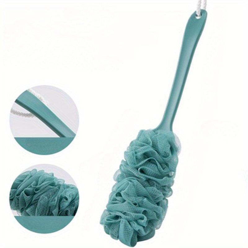 Long Handle Loofah Bath Body Brush Soft Sponge - Shower Loofah On A Stick