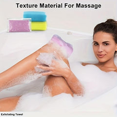 5pcs Mesh Bath Scrub Towel Exfoliating Back Scrub