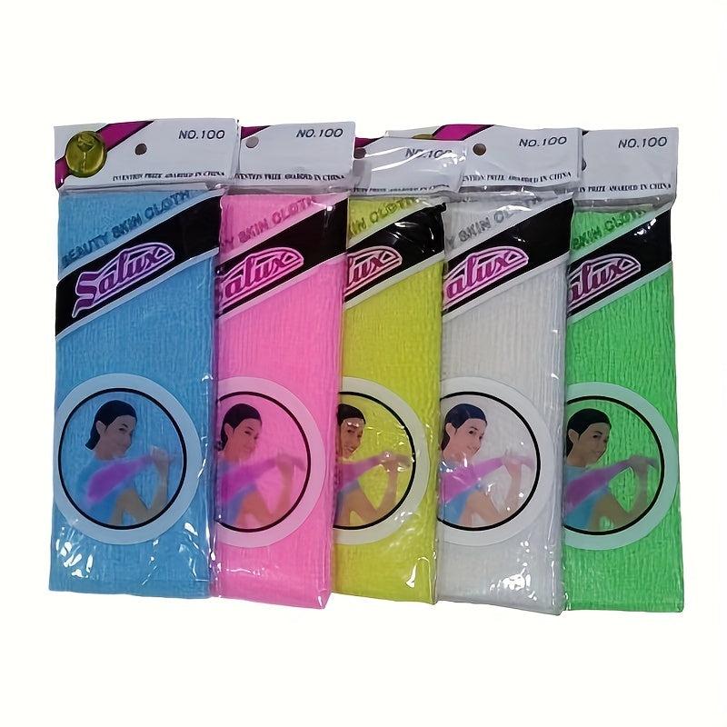 5pcs Mesh Bath Scrub Towel Exfoliating Back Scrub