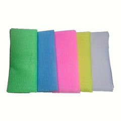 5pcs Mesh Bath Scrub Towel Exfoliating Back Scrub