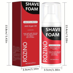Moroccan Nut Shaving Foam Soften Beard Root Fresh Light Moisturizing