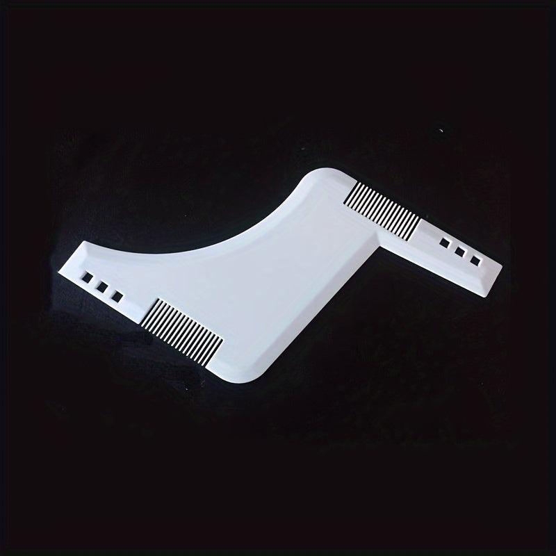 Beard Shaping Comb & Template Tool for Men's Grooming