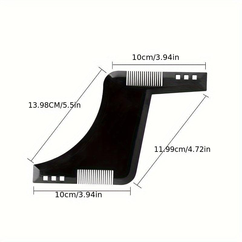 Beard Shaping Comb & Template Tool for Men's Grooming
