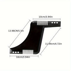 Beard Shaping Comb & Template Tool for Men's Grooming