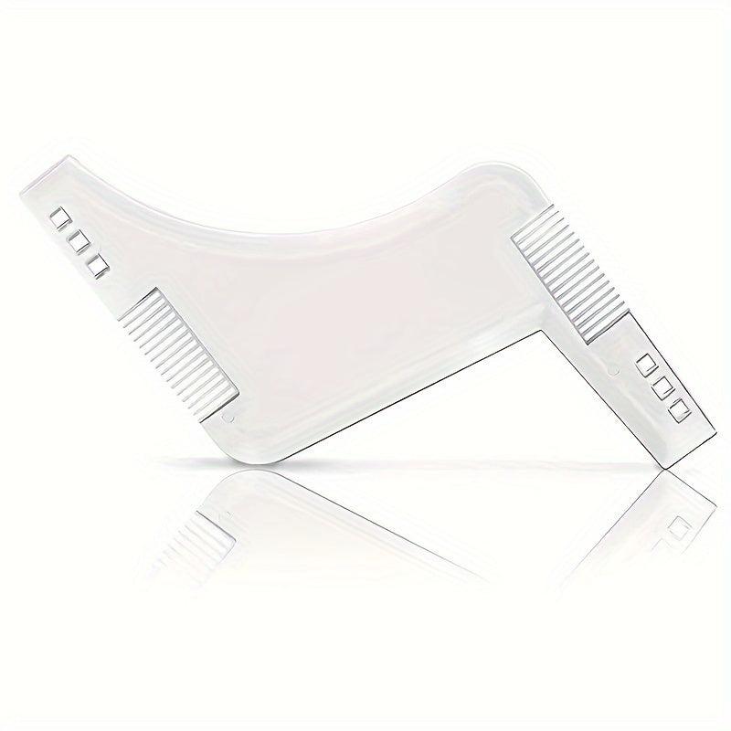 Beard Shaping Comb & Template Tool for Men's Grooming