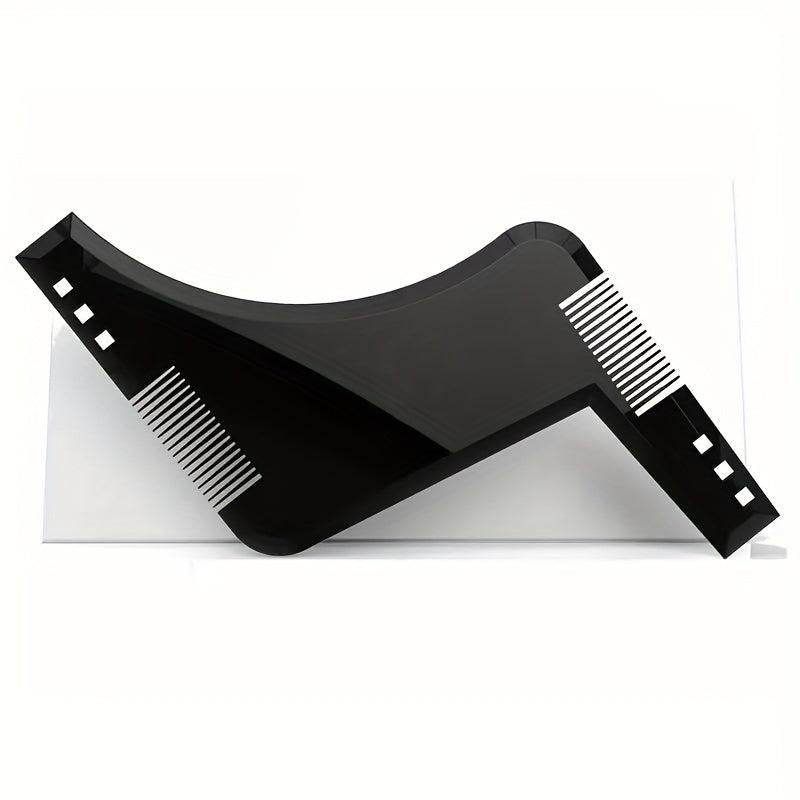 Beard Shaping Comb & Template Tool for Men's Grooming