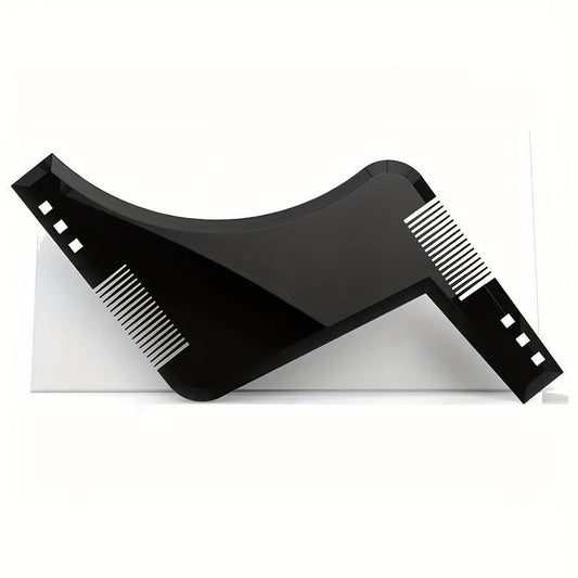 Beard Shaping Comb & Template Tool for Men's Grooming