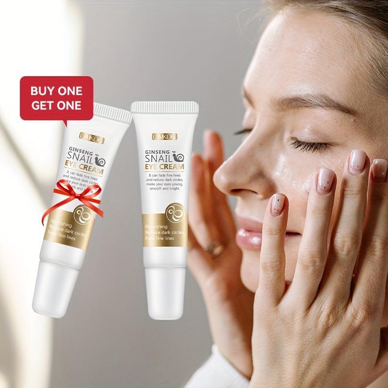 2pcs Ginseng Snail Eye Cream 15g Moisturizing And Firming Eye Skin Care