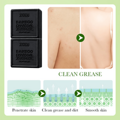 Bamboo Charcoal Soap for Deep Hydration & Exfoliation