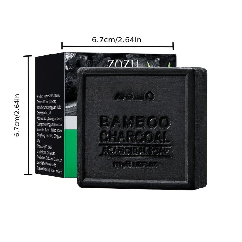 Bamboo Charcoal Soap for Deep Hydration & Exfoliation