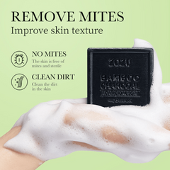 Bamboo Charcoal Soap for Deep Hydration & Exfoliation