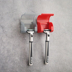 Wall Mounted Razor Rack Punch Manual Razor Holder Bathroom Razor Storage Hook