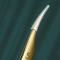Stainless Steel Anti Static Tweezers Set for Eyelash Extension