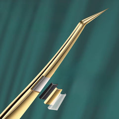 Stainless Steel Anti Static Tweezers Set for Eyelash Extension