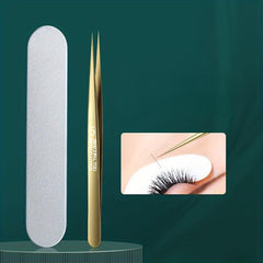 Stainless Steel Anti Static Tweezers Set for Eyelash Extension