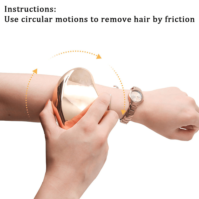 Crystal Hair Eraser Painless Hair Removal Exfoliation Tool for Men