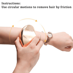 Crystal Hair Eraser Painless Hair Removal Exfoliation Tool for Men