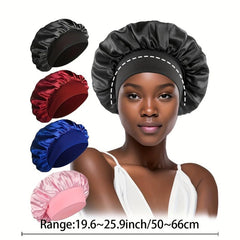 4pcs Hair Bonnet For Sleeping Shower Cap Reusable Hair Wrap Cap