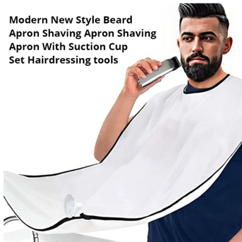 Beard Apron Beard Bid Apron for Men Bathroom Hair Shave Apron Beard Hair Catcher