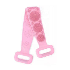 Silicone Back Bath Scrubber 12x71cm Double-sided Mud Scrub Bath Towel