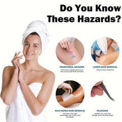 Hair Removal Epilator Crystal Hair Eraser Easy Cleaning Reusable