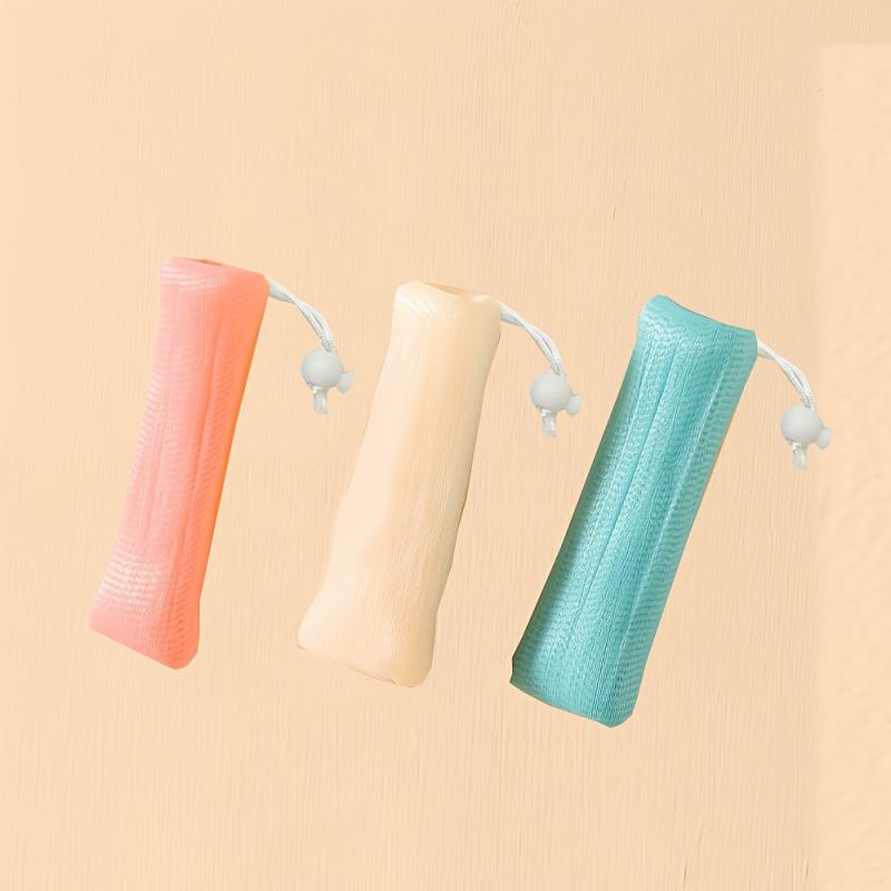 2pcs Soap Bubble Mesh Bags Foam Net Exfoliating Mesh Soap Bag