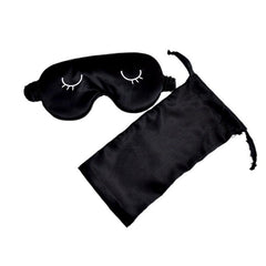 Soft Silk Eye Mask Sleeping Blindfold Comfortable Satin Eye Cover