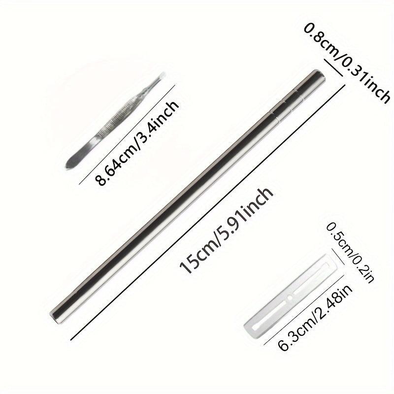 12pcs Steel Hair Tattoo Engraving Pen Fine Hairdressing Razor Eyebrow Shaving