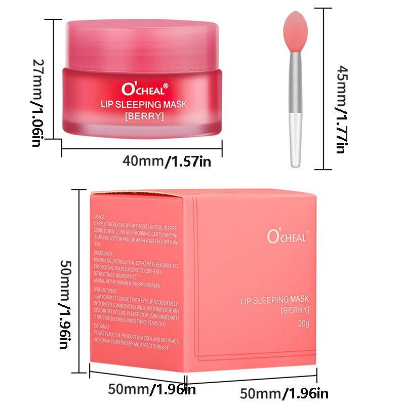 Hydrating Sleep Lip Mask for Men & Women to Reduce Lip Lines & Repair Lips - 20g