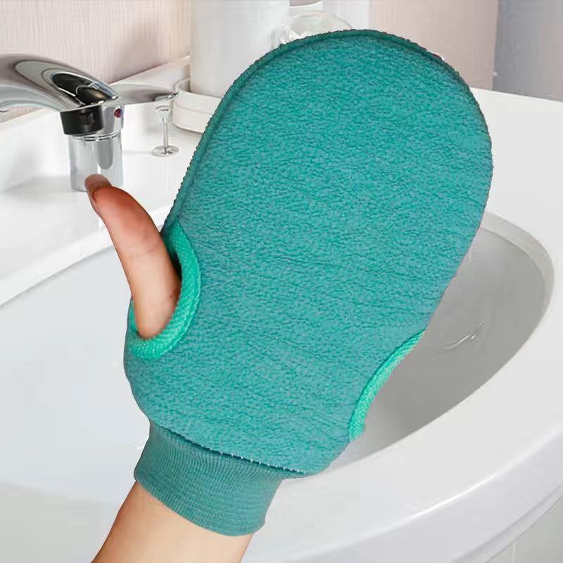 Exfoliating Shower Gloves Mitt Bath Gloves Double Sided for Spa Massage Scrubs