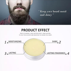Men's Beard Care Cream: Moisturize & Style Beard with Balm