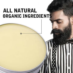 Men's Beard Care Cream: Moisturize & Style Beard with Balm