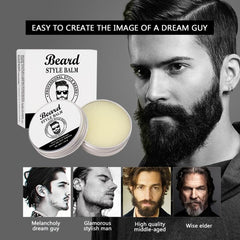 Men's Beard Care Cream: Moisturize & Style Beard with Balm