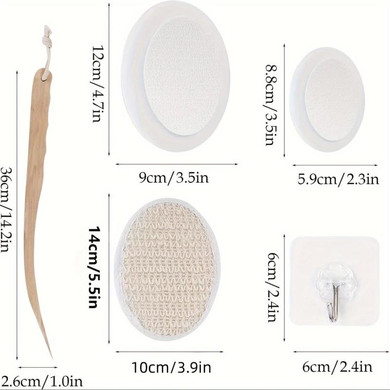 Long Handled Lotion Applicator and 3 Replaceable Pads