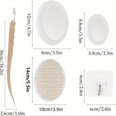 Long Handled Lotion Applicator and 3 Replaceable Pads